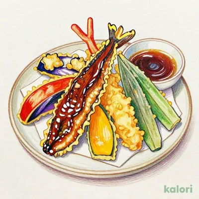 穴子の天ぷら盛り 345kcal｜カロリー・栄養成分 | 久兵衛屋 | kalori