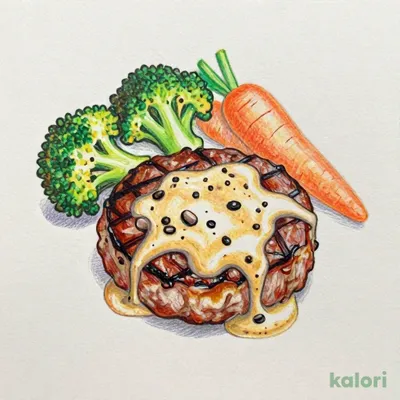 まろやか焼きハンバーグ