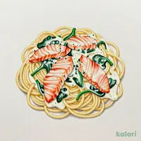 Smoked Salmon and Spinach Cream Pasta