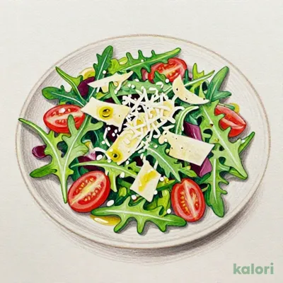 ルッコラのグリーンサラダ