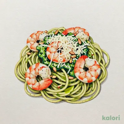 海老のジェノベーゼ
