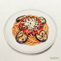 茄子のボロネーゼ