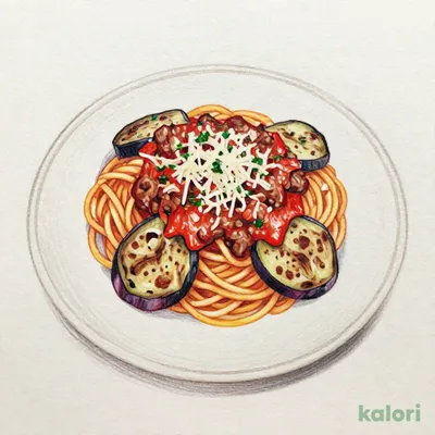 茄子のボロネーゼ
