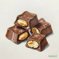 ピーナッツブロックチョコレート