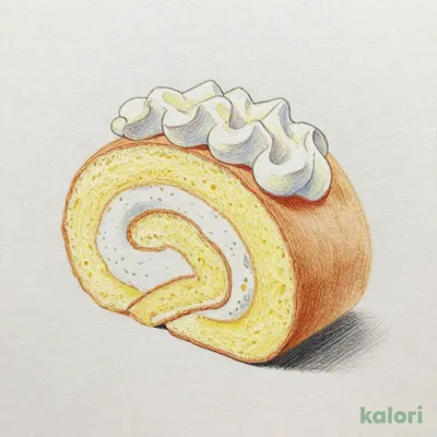 切れてるロールケーキ