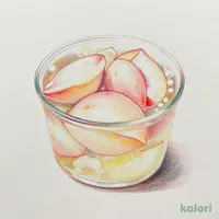 白桃ゼリー