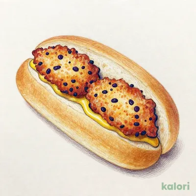 いかメンチカツロール　粒マスタードソース