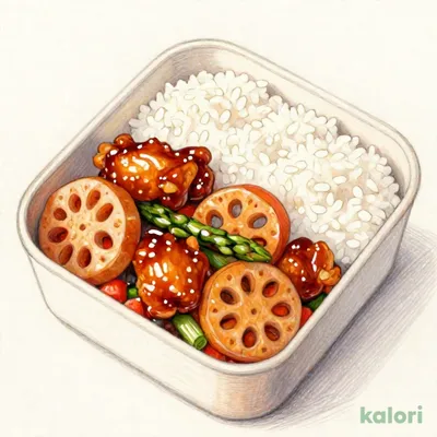 ごはん大盛！鶏と野菜の甘酢弁当