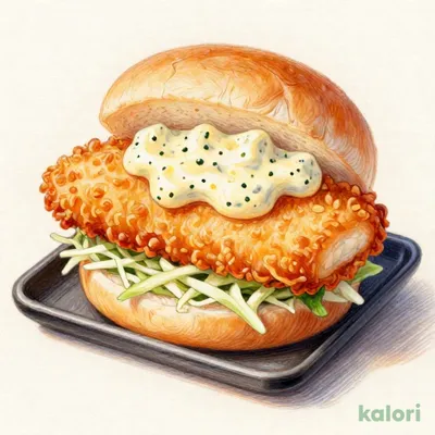 タルタルフィッシュバーガー