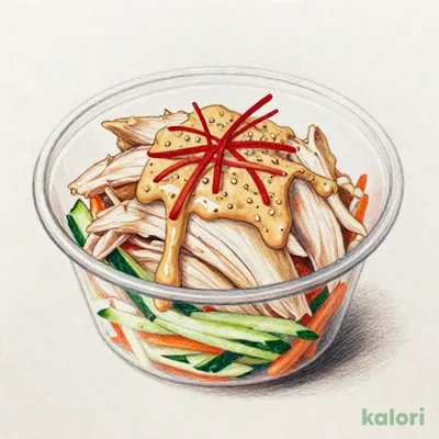 濃厚ごまだれの棒棒鶏