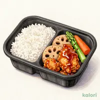 鶏と野菜の甘酢弁当