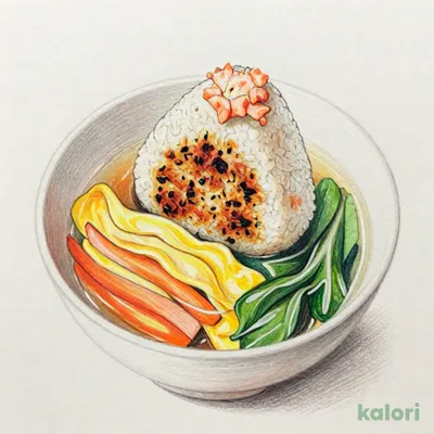 焼おにぎりだし茶漬け　紅鮭