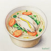 1食分の野菜が摂れる　サラダスープ　ゆず塩(パスタ入り)