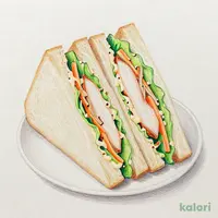 食物繊維が摂れる！チキンと根菜サラダサンド