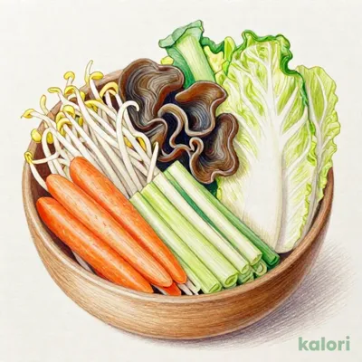 6品目の野菜炒め