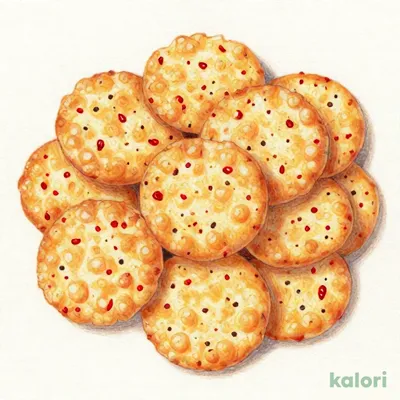 うす焼きせんべい　唐辛子味