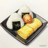 おにぎりおかずセット(さけ・塩にぎり)