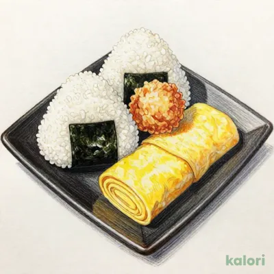 おにぎりおかずセット(さけ・塩にぎり)