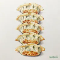 レンジで簡単！にんにく焼餃子