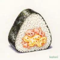 大きなおにぎり　さけ明太子