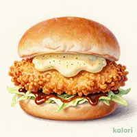 照焼きタルタル鶏竜田揚げバーガー