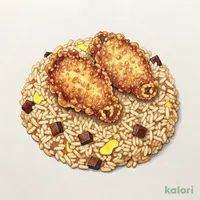 香ばし炒めチャーハン&鶏から