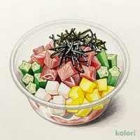 きまぐれクック監修　まぐろユッケ風サラダ