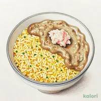 きまぐれクック監修　蟹味噌香る！あんかけ炒飯
