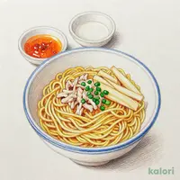 もっちり麺の油そば　濃厚醤油だれ