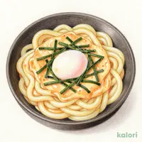 うどんMAP＆らるきい監修　めんたいカルボうどん