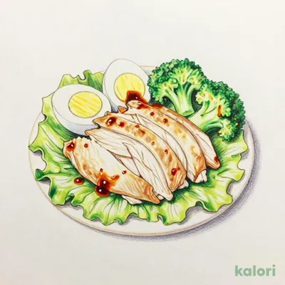 Protein-Rich Domestic Chicken Breast Salad