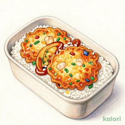 よくばり海鮮かき揚げ弁当