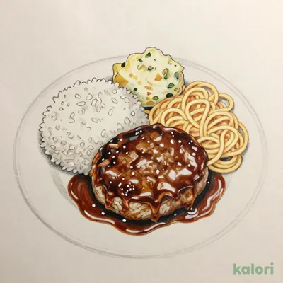 Bordeaux Red Wine Demi-Glace Hamburger Bento