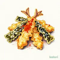 Crispy Squid Tempura and Seaweed Tempura with Hot Chili Flavor
