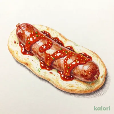 ピザロール　あらびきウインナー(サルサソース)