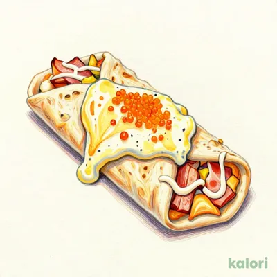 Pizza Roll, Bacon and Spicy Cod Roe Mayo