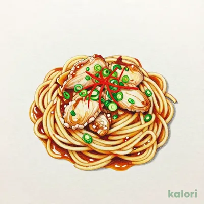 こだわりおだしの生パスタ　桜島どりと九条ねぎ