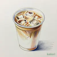 カフェインレス　アイスカフェラテ(M)