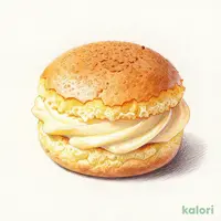 ふわふわドームケーキ カスタードホイップ