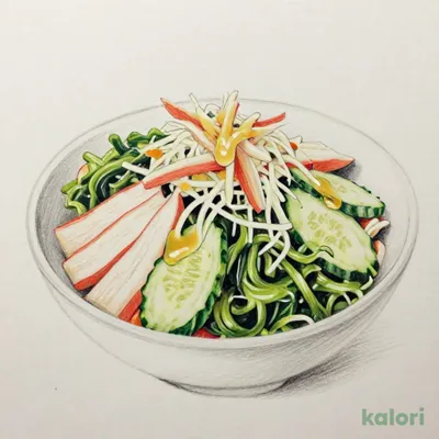 Refreshing Daikon Radish and Seaweed Salad