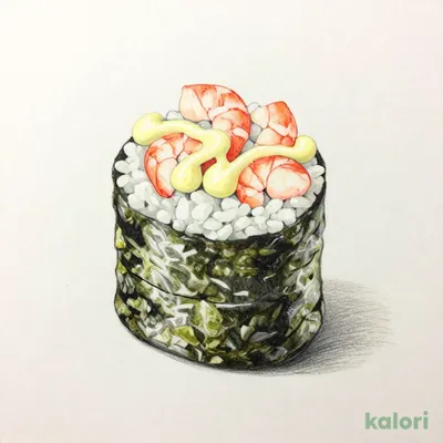 Hand-Rolled Sushi Shrimp Mayonnaise