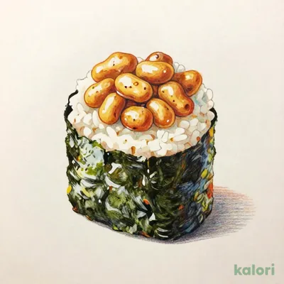 手巻寿司　納豆