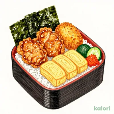 明太唐揚のり弁当