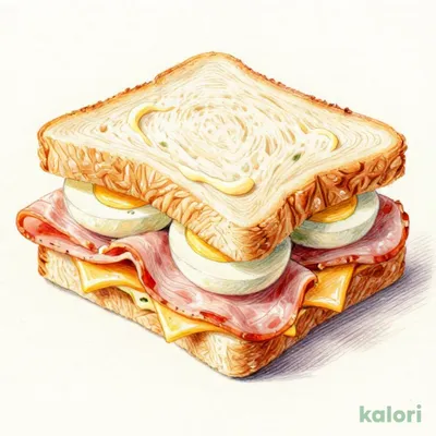 ハムチーズたまごサンド