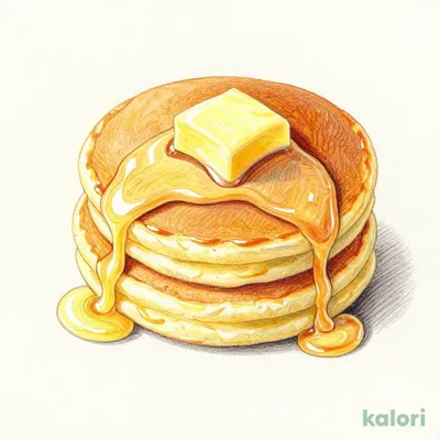 Fluffy Pancakes with Butter Sauce