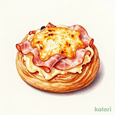 熟成チーズのハムデニッシュ