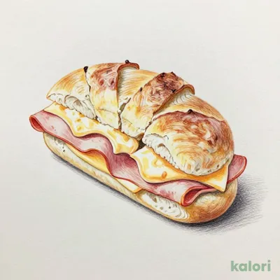 Chewy Ham & Cheese Bread