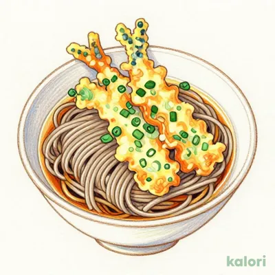 野菜かき揚げそば