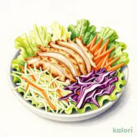 蒸し鶏のサラダ