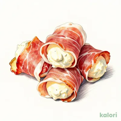 Cream Cheese and Prosciutto Roll